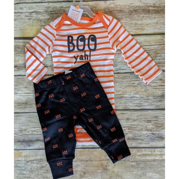 Carter's Boo Ya! 2 piece set newborn New - Picture 1 of 3